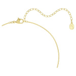Millenia drop earrings Cushion cut, Green, 18K gold finish